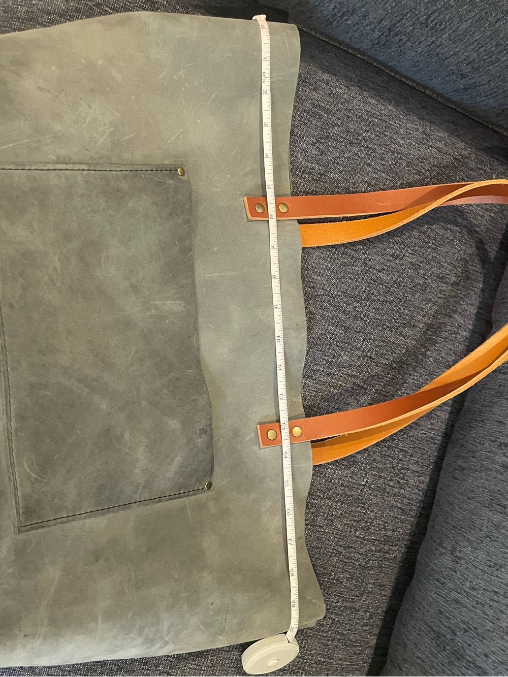 Portland Leather Large Peppercorn Tote - Picture 8 of 13